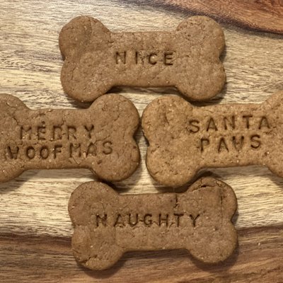 6 Large Dog Bones Dipped/iced or Stamped