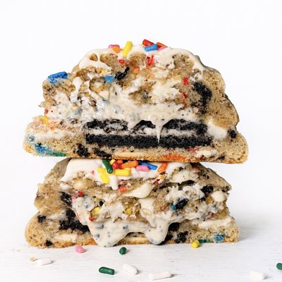 Oreo Birthday Cake Cookies 