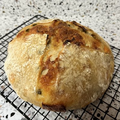 Jalapeño Cheddar Sourdough Loaf