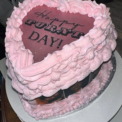 Burn Away ❤️‍🔥 Heart Shaped Cake