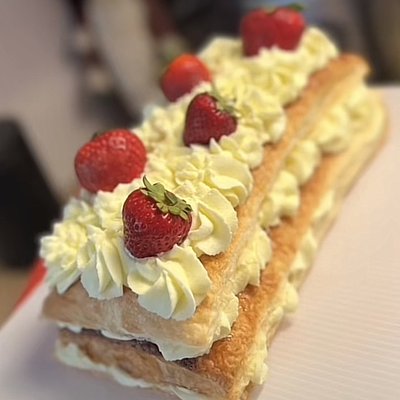 Creme Filled Puff Pastry Desert 