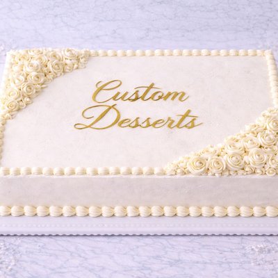 Custom 12" x 18" Half Sheet Cake
