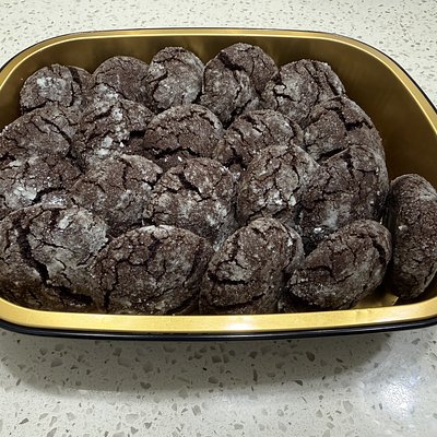 Chocolate Crinkles - Large (20pcs)