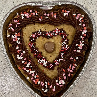 Heart Cookie Cake