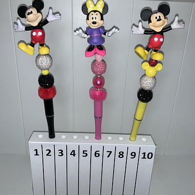 Mouse Themed Beaded Pens --- To Order Please Note The Number That Corresponds To The Pen(s) You Would Like To Purchase