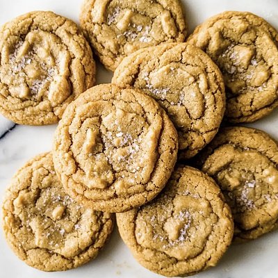 Soft & Chewy Peanut Butter Cookies 