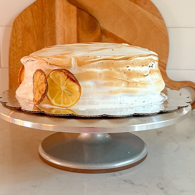 Lemon Meringue Honey Cake