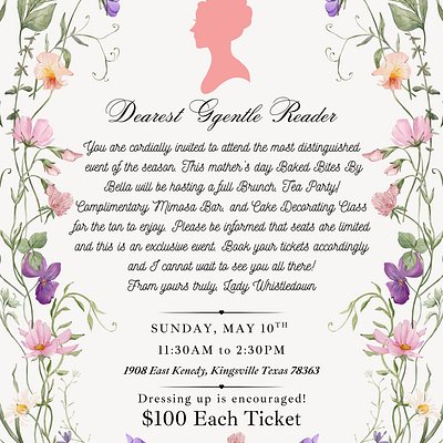 Mother’s Day Brunch Cake Decorating Class