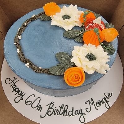10 inch two layer round cake (25 to 30 servings)