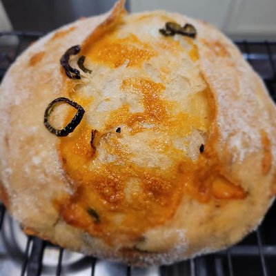 Jalapeño Cheddar Sourdough Bread