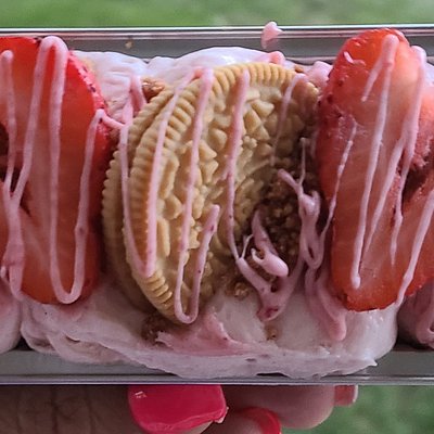 Strawberry Crunch Mini Loaf Cake