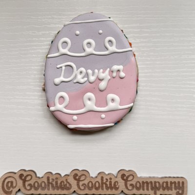 Easter Egg Cookie
