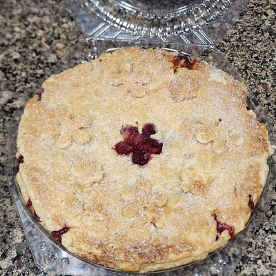 Raspberry/Peach Pie - 6 Inch