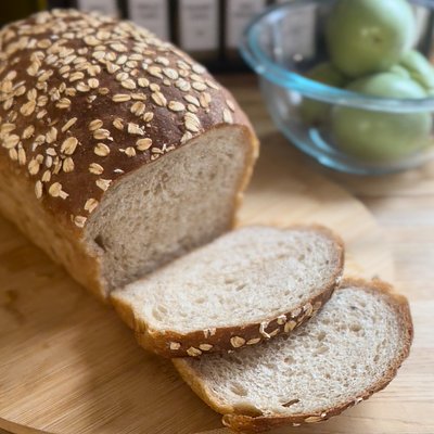 Honey Oat Sandwich Bread