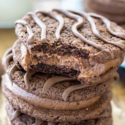 Chocolate Cream Pies(Fudge Round) 1 Dozen