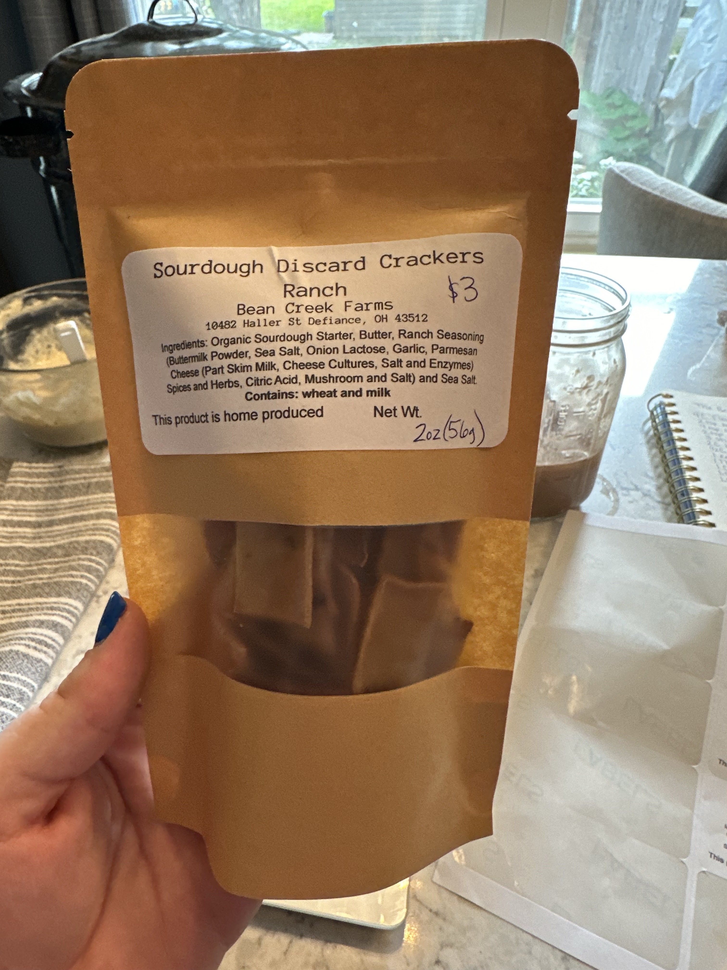 Sourdough Crackers - Plain