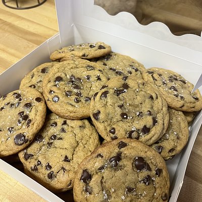 Dozen Sourdough Brown Butter chocolate chip cookies