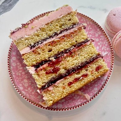 September Individual Cake Slice