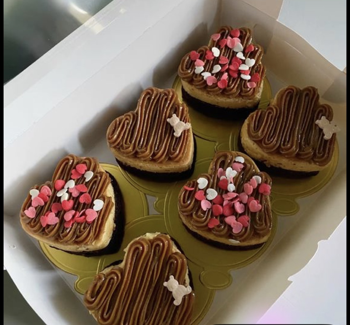 Mini Hearts ChocoFlan 