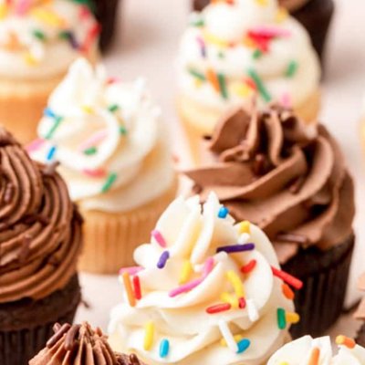 Mini Cupcakes(Two Bites), Per Dozen