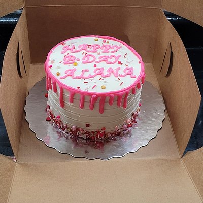 6" Round Buttercream (Serves 10 - 16)