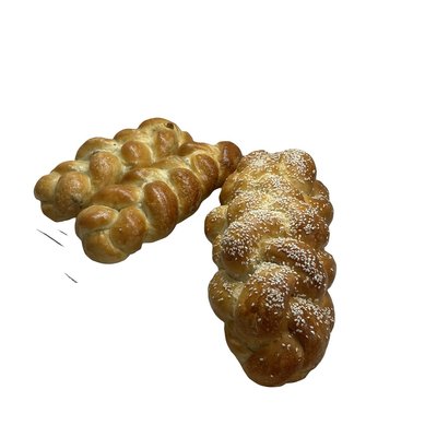 Four Strand Challah Topped With Sesame Seeds