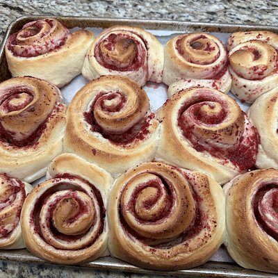 Cranberry Orange Sweet Rolls 