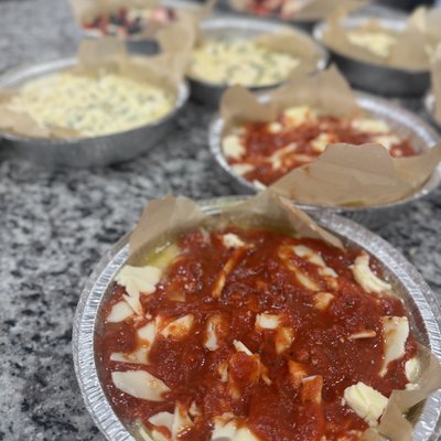 Marinara Provolone Sourdough Focaccia Bread 8in Pan