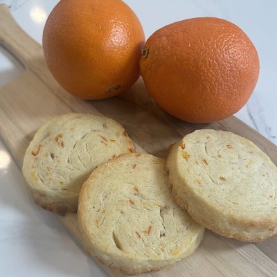 Orange Shortbread Cookie 
