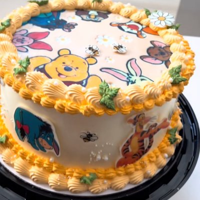 8” Double Layer Cake -serves 22-26 