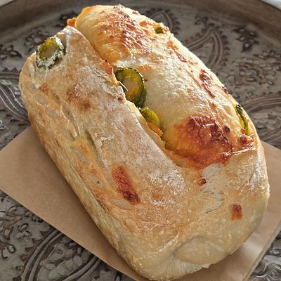 Jalapeño Cheddar Sourdough Loaf