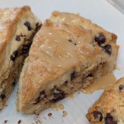 Coffee Chocolate Chip Sourdough Scones: 2-pack