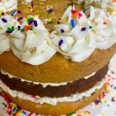 2 Layer Cookie Cake 