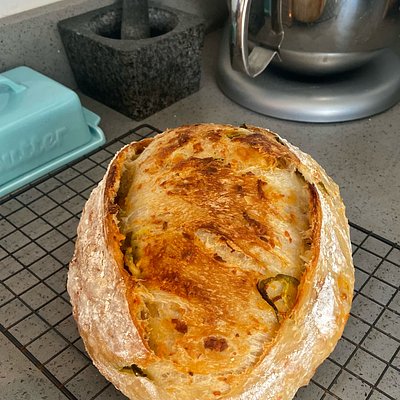 Jalapeño & Cheddar Sourdough Loaf