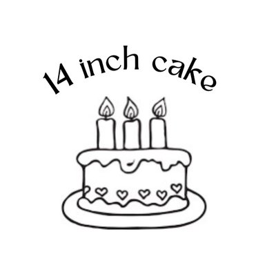 14 Inch Cake