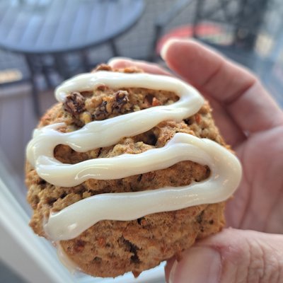Sourdough Carrot Cake Cookies