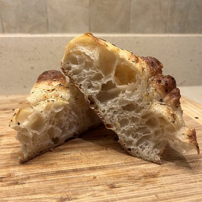 Italian Herb Foccacia Bread (8x8 Pan)