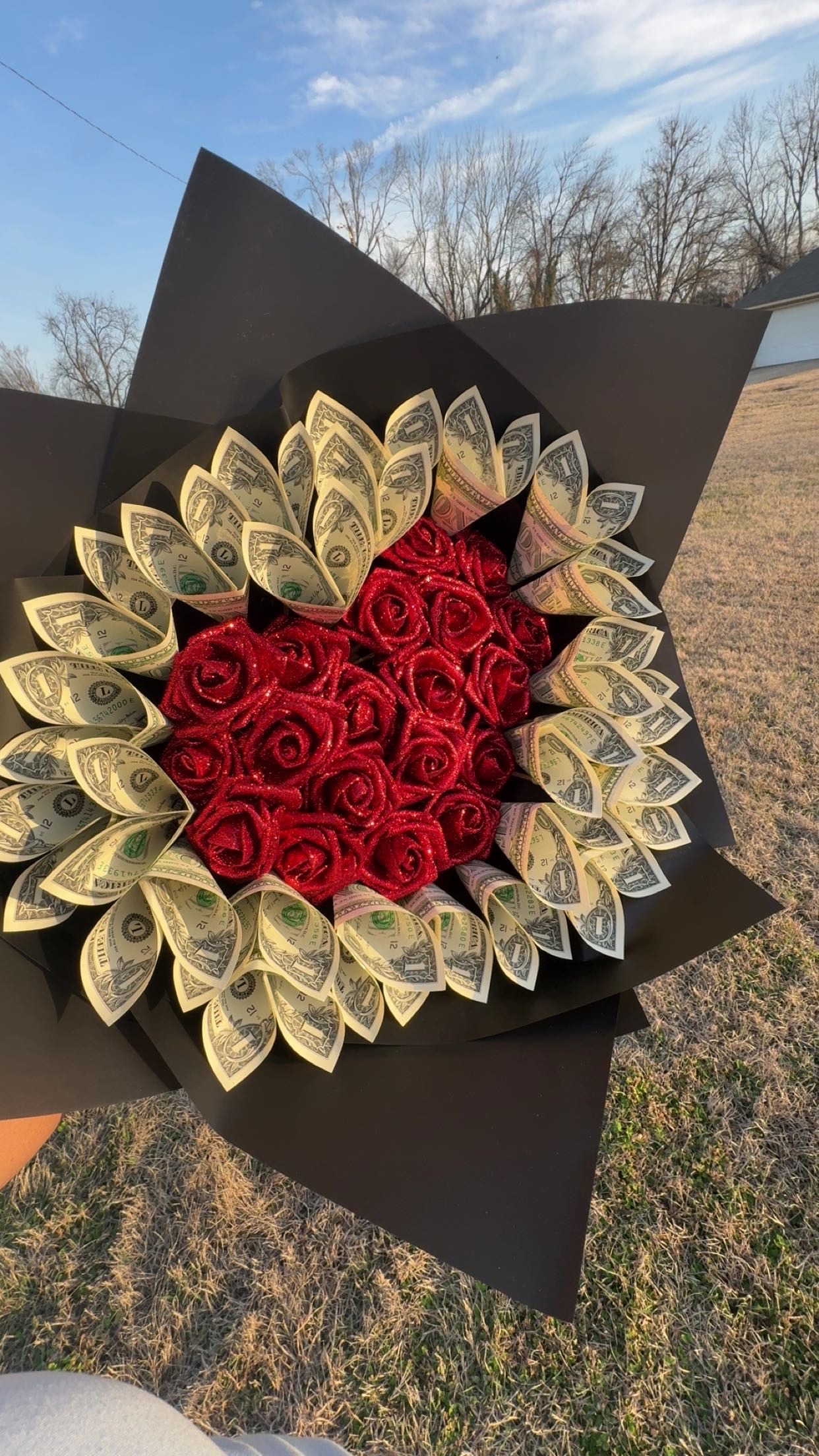 25 Ones Money Bouquet 
