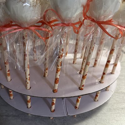 🧡 Pumpkin Spice Cake Pop - 12 GLUTEN FREE 🧡