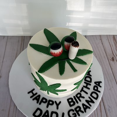 Green Leaf Cake 
