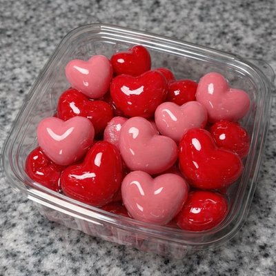 Candied Heart Grapes 