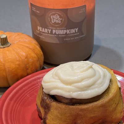 🎃 Pumpkin Sourdough Cinnamon Rolls (Qty: 6)