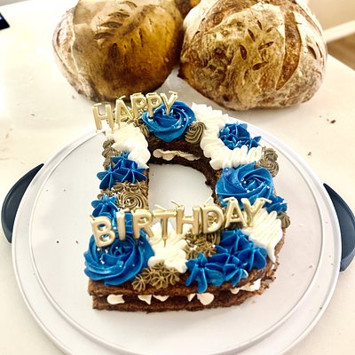 Number/Letter Cookie Cake
