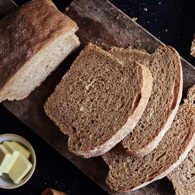 Whole Wheat Sourdough Loaf 