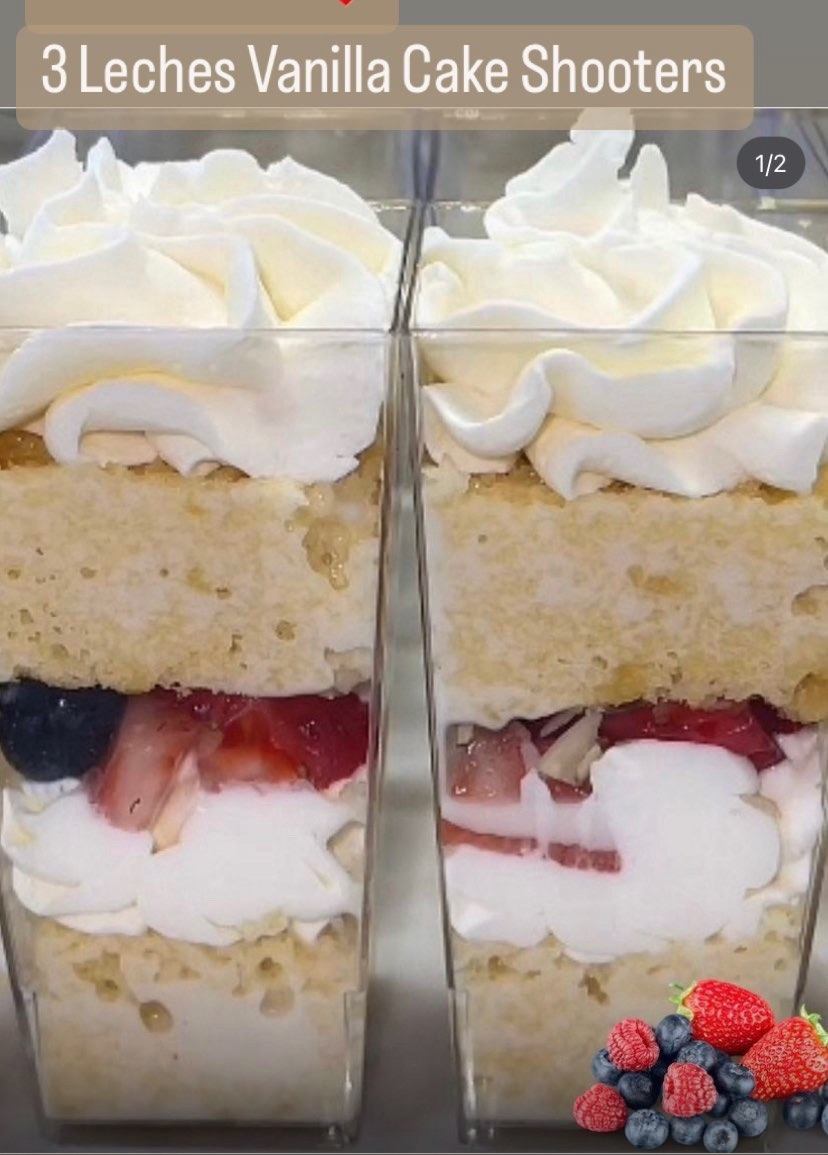 3 Leches Shooters More Flavors Available 1 Dozen
