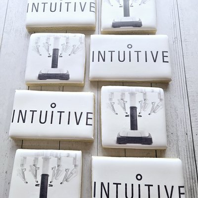 Custom Printed Corporate Logo Cookies