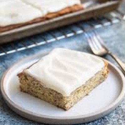 Banana Bars With Cream Cheese Frosting (15x11)                   Sheet Pan