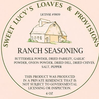 Ranch Seasoning 4oz