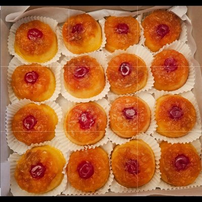 Mini Upside Pineapple Cakes
