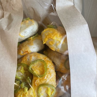 Sourdough Cheddar Jalepeno Bagels